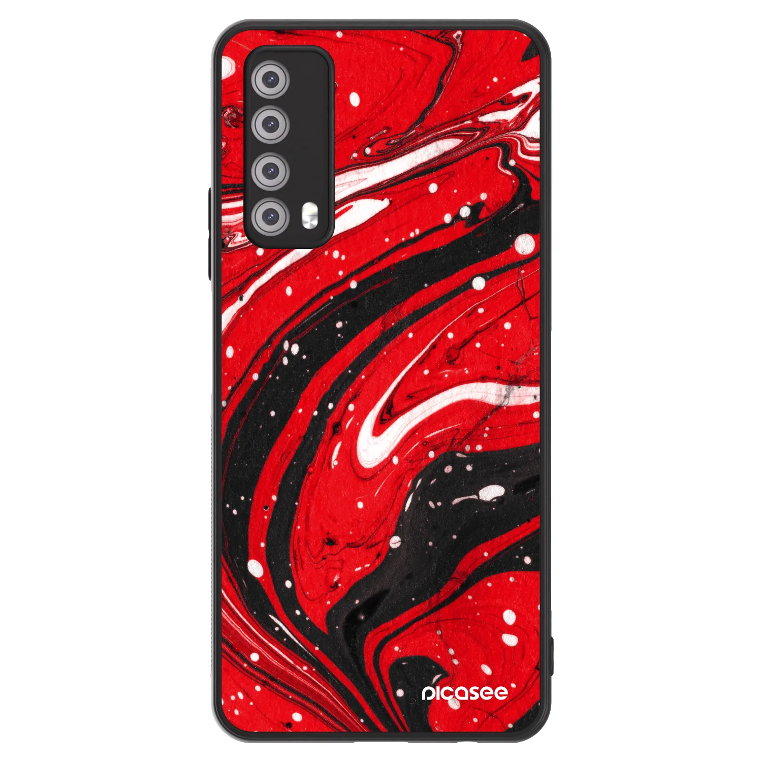 Picasee ULTIMATE CASE za Huawei P Smart 2021 - Red black