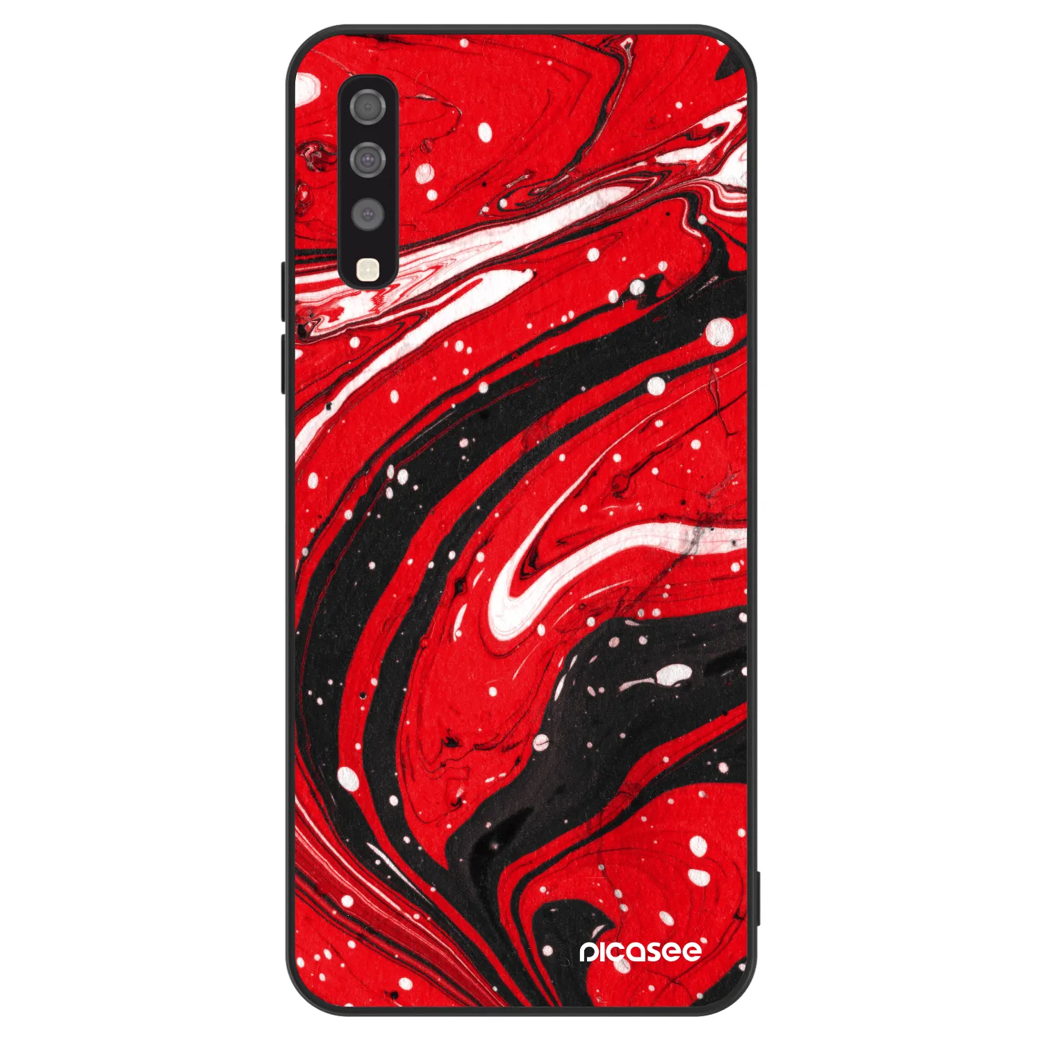 Picasee ULTIMATE CASE za Samsung Galaxy A70 A705F - Red black