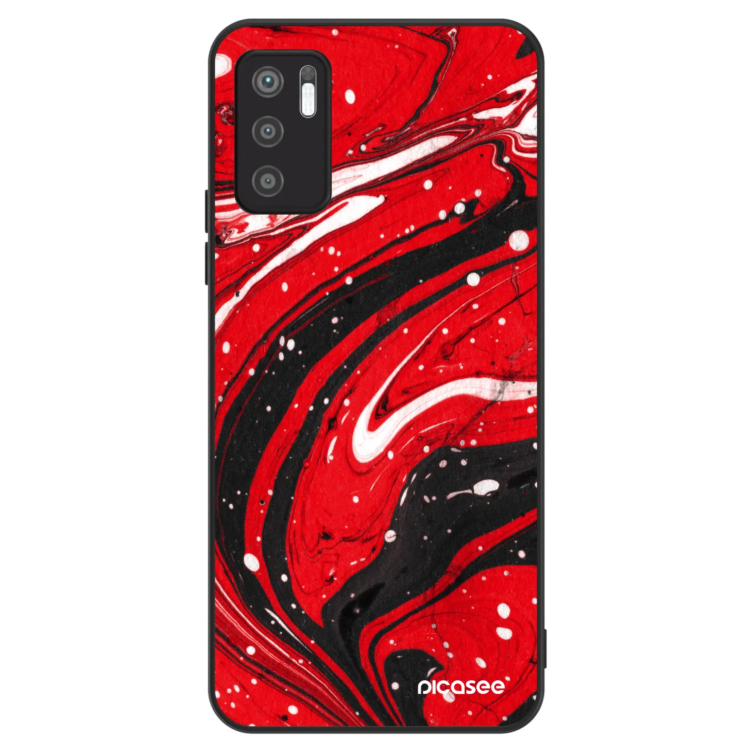 Picasee ULTIMATE CASE za Xiaomi Redmi Note 10 5G - Red black