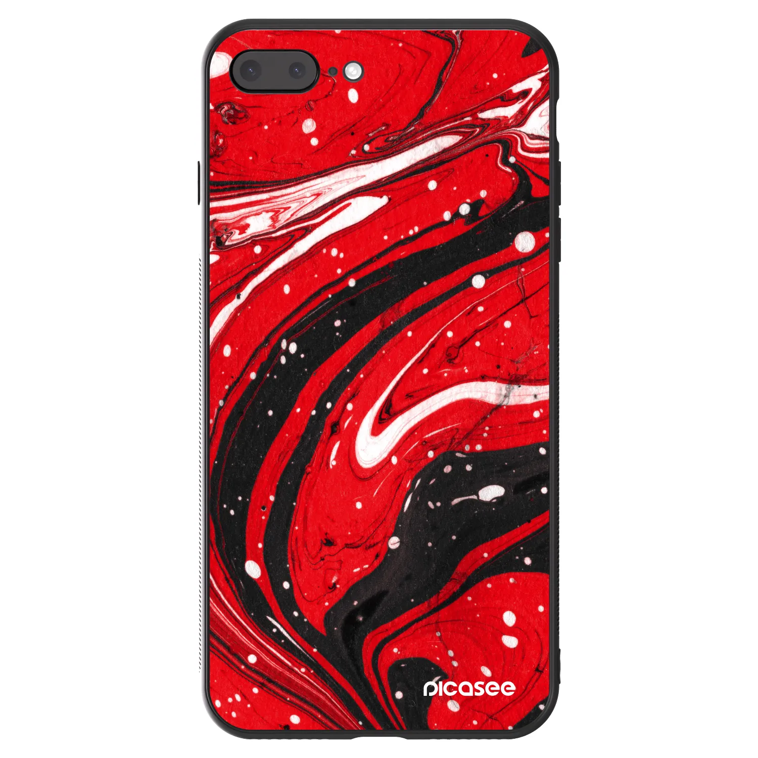 Picasee ULTIMATE CASE za Apple iPhone 8 Plus - Red black