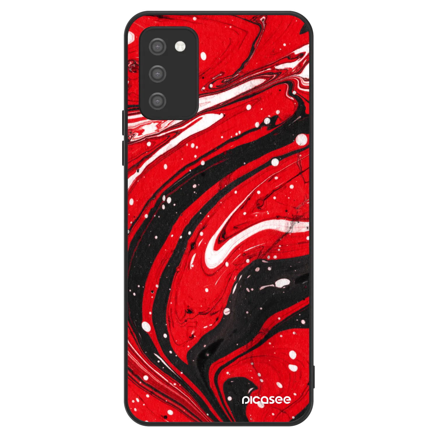 Picasee ULTIMATE CASE za Samsung Galaxy A02s A025G - Red black