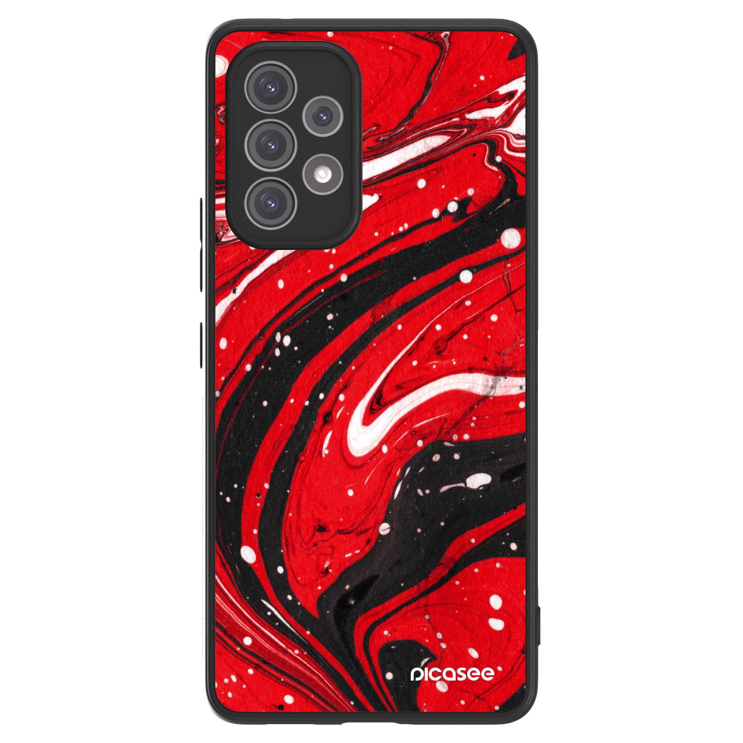 Picasee ULTIMATE CASE za Samsung Galaxy A52s 5G A528B - Red black