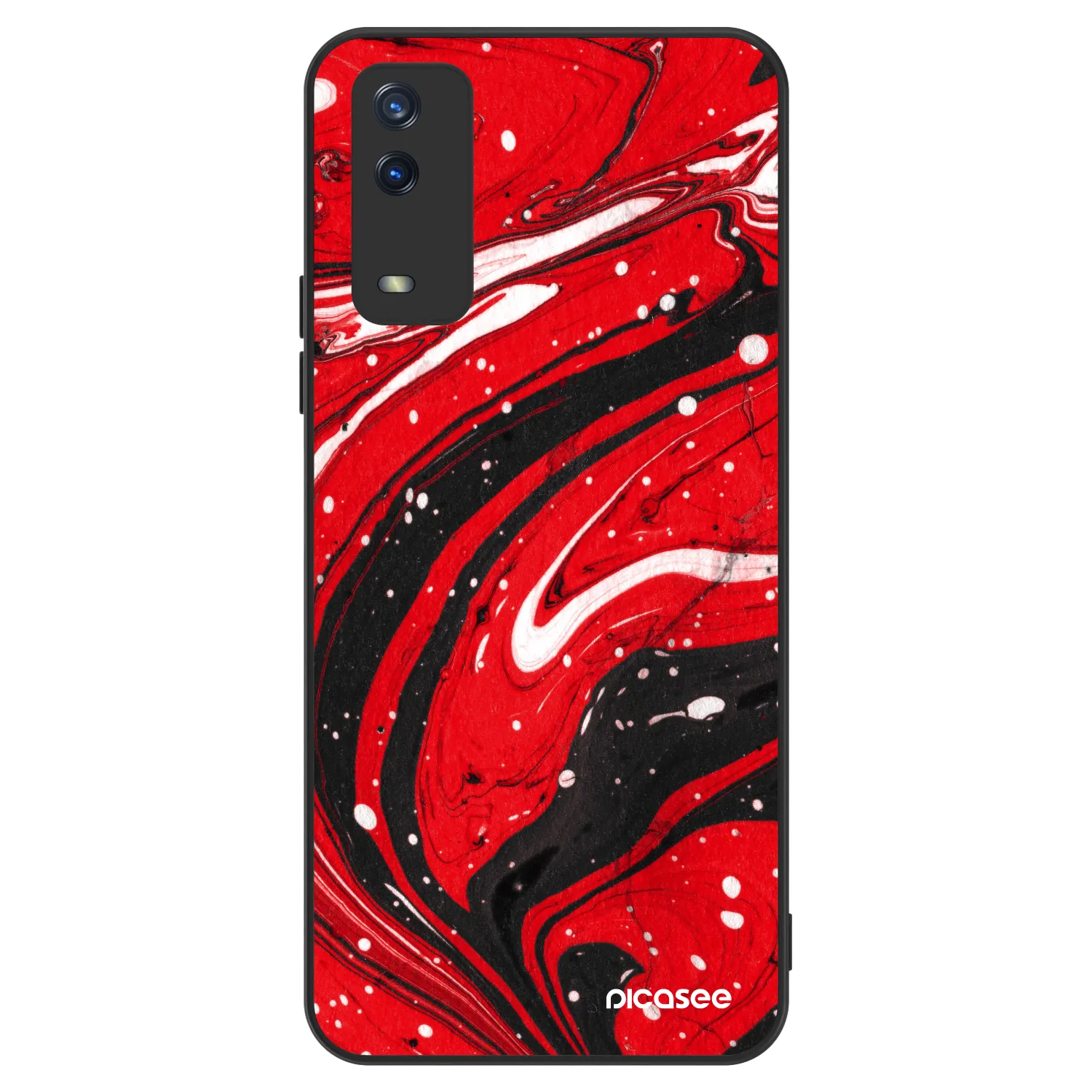 Picasee ULTIMATE CASE za Vivo Y11s - Red black