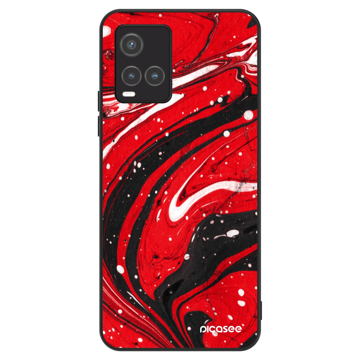 Picasee ULTIMATE CASE za Vivo Y33s - Red black