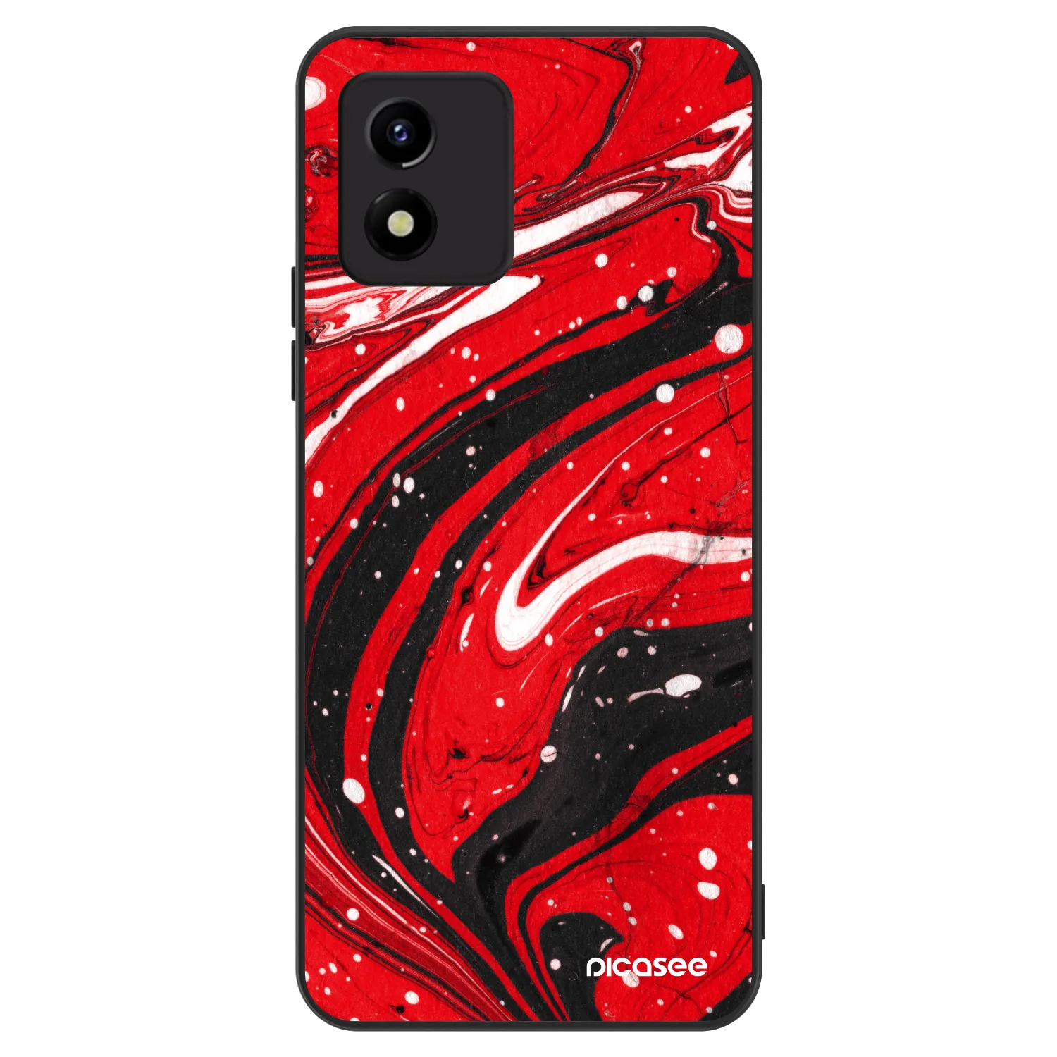 Picasee ULTIMATE CASE za Vivo Y01 - Red black