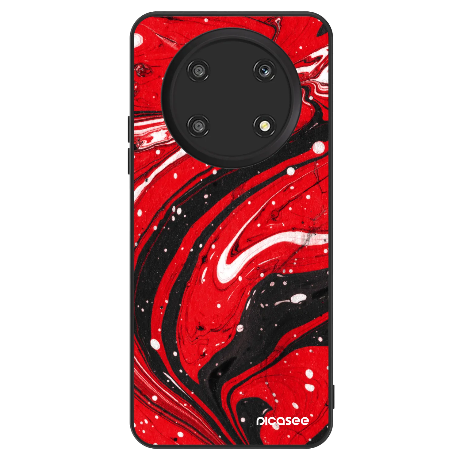 Picasee ULTIMATE CASE za Honor Magic4 Lite 5G - Red black