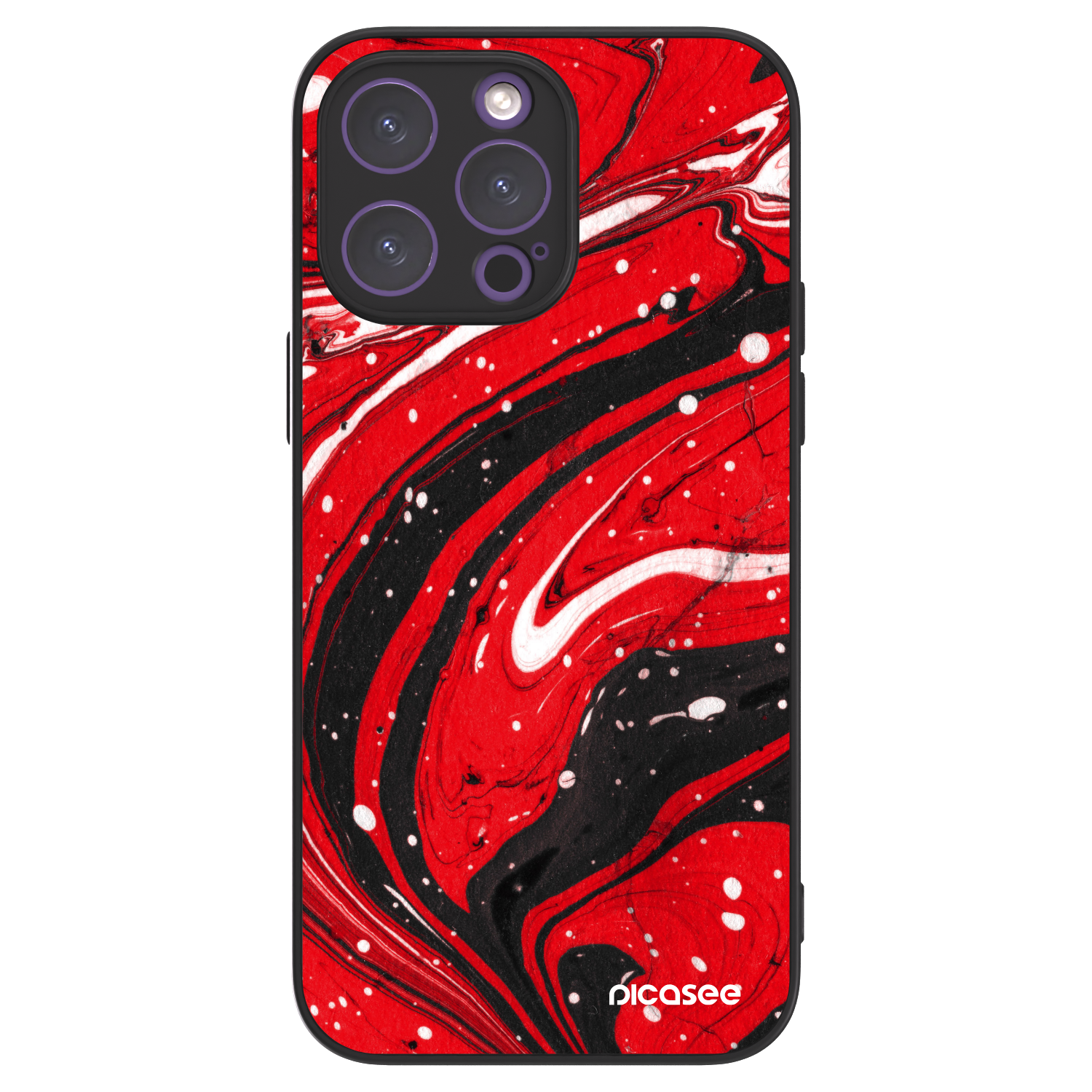 Picasee ULTIMATE CASE za Apple iPhone 14 Pro Max - Red black