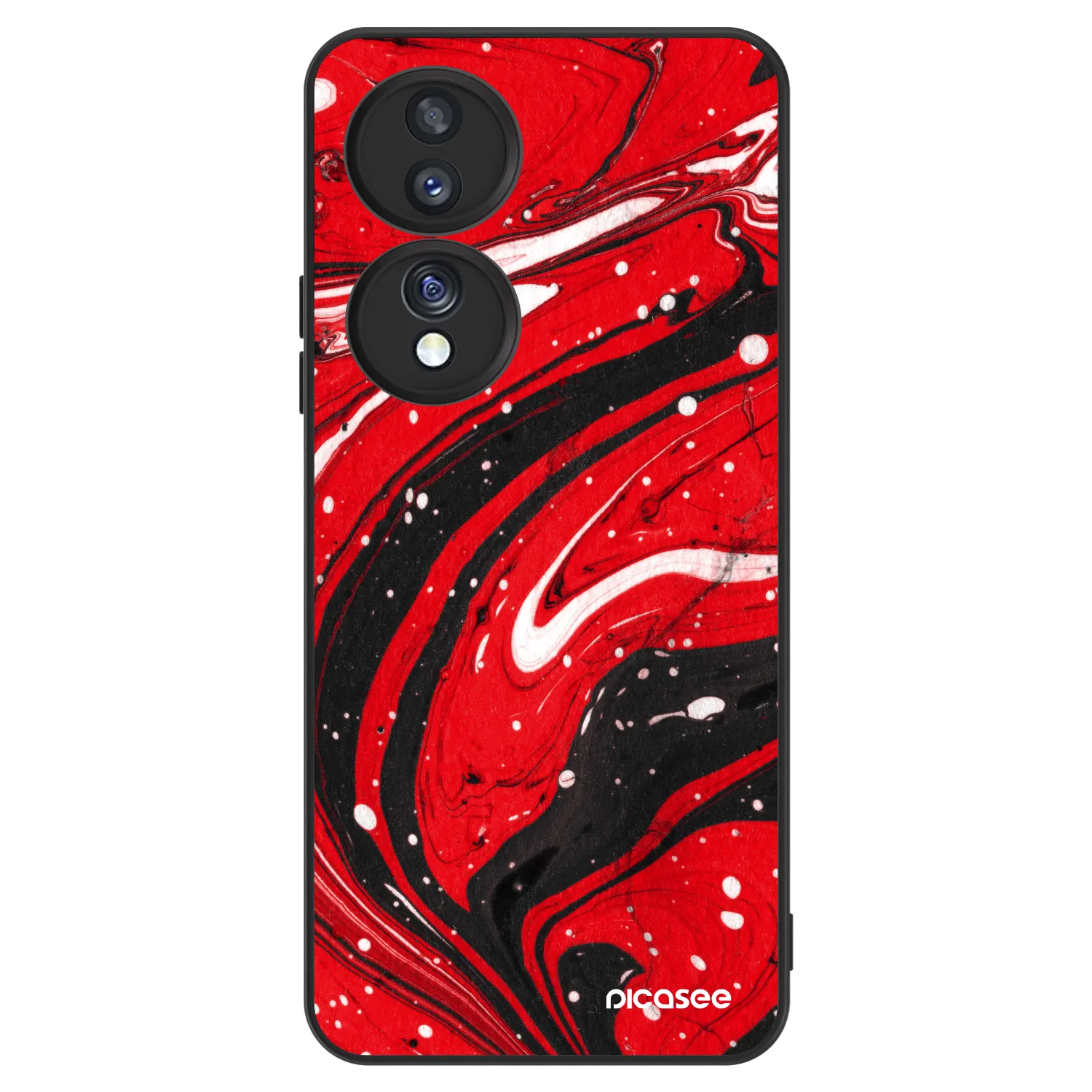 Picasee ULTIMATE CASE za Honor 70 - Red black