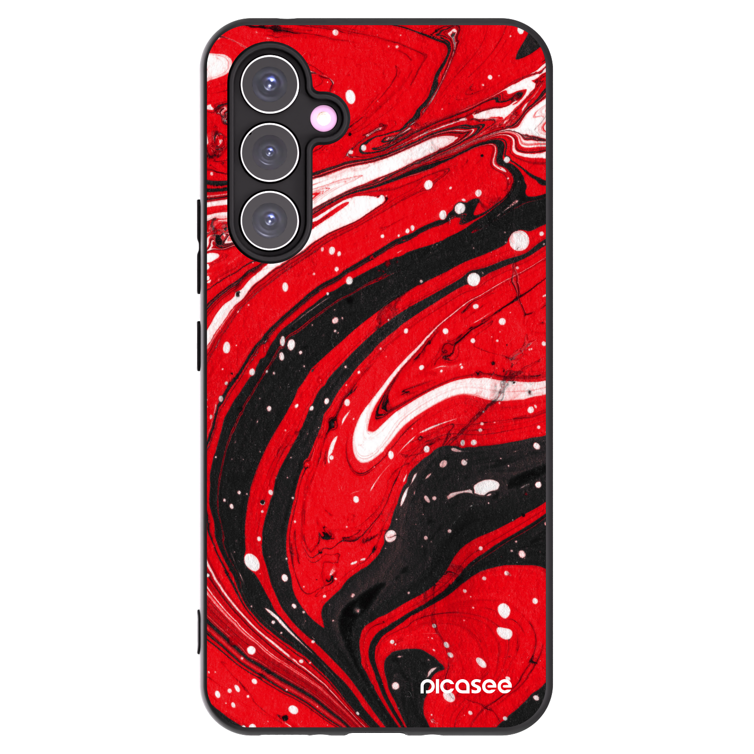 Picasee silikonski črni ovitek za Samsung Galaxy A54 5G A546B - Red black