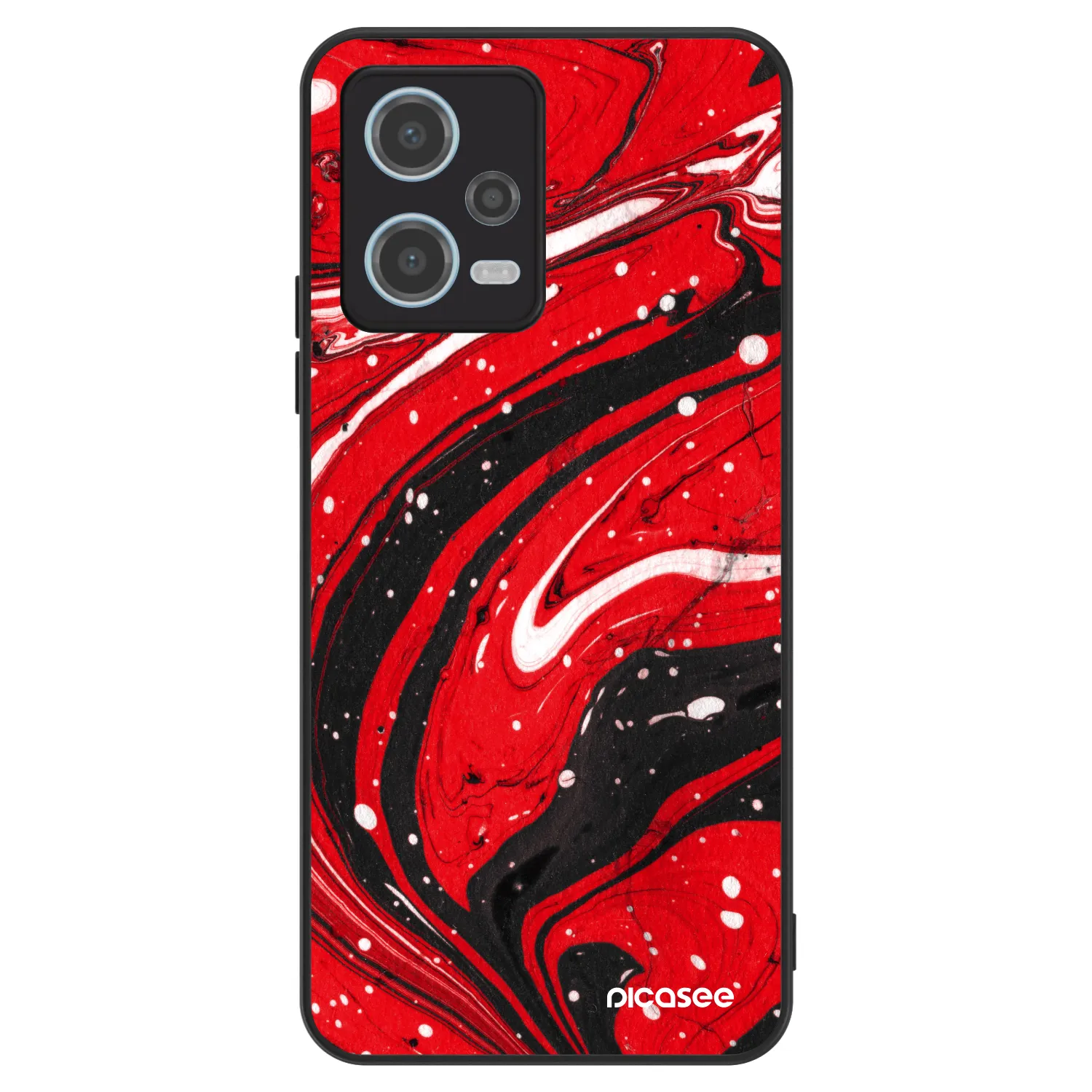 Picasee ULTIMATE CASE za Xiaomi Redmi Note 12 5G - Red black