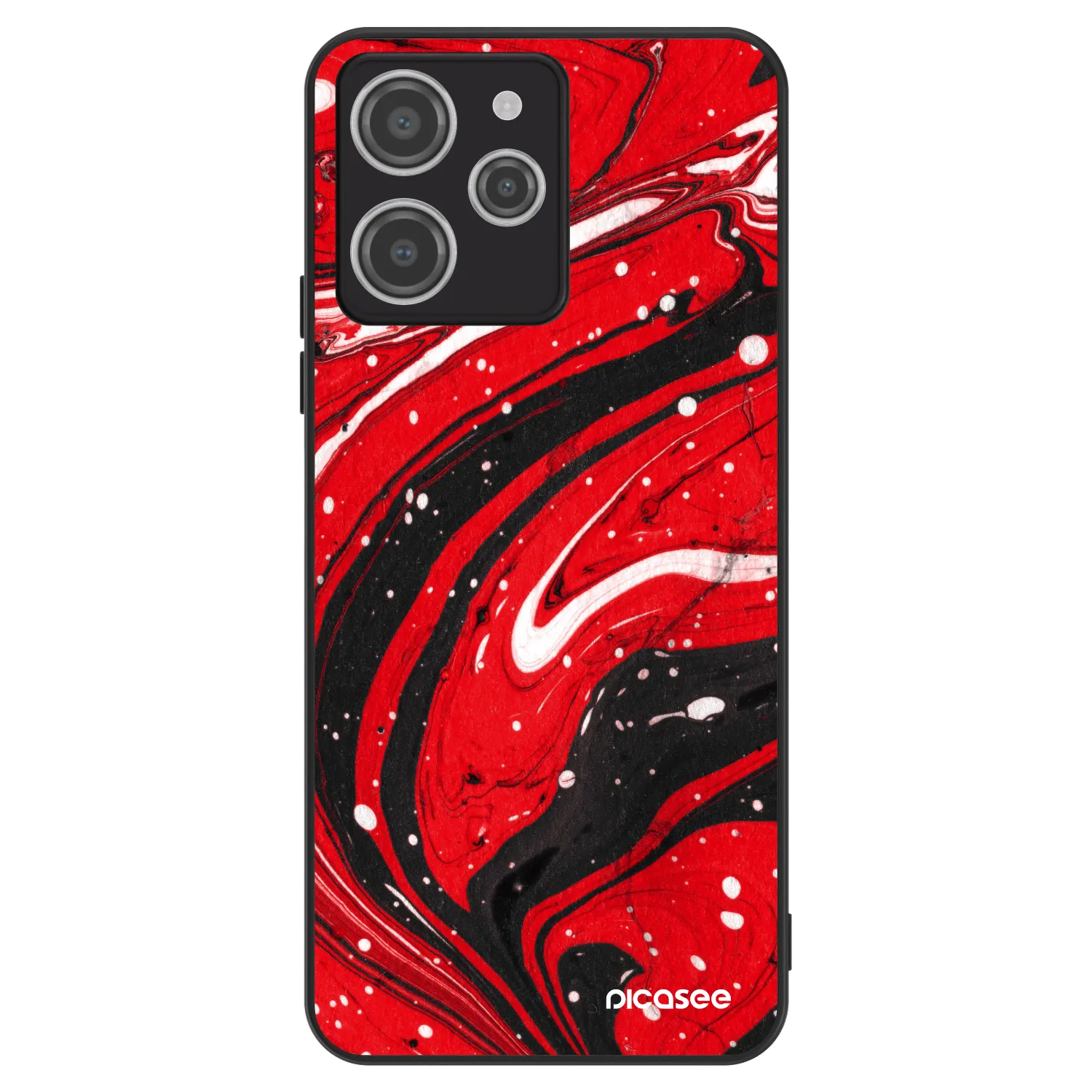 Picasee ULTIMATE CASE za Xiaomi Redmi 12 4G - Red black