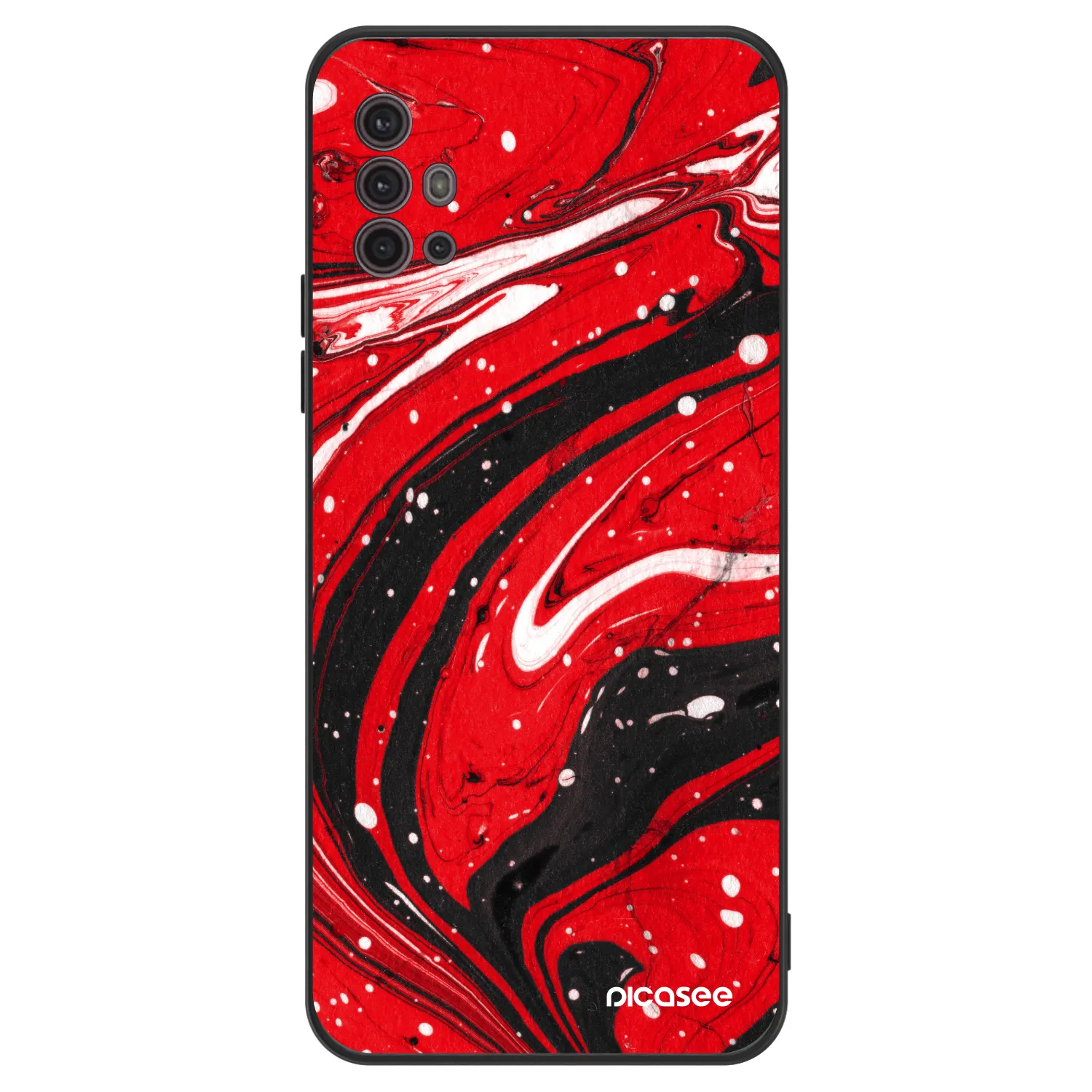 Picasee ULTIMATE CASE za Motorola Moto G30 - Red black