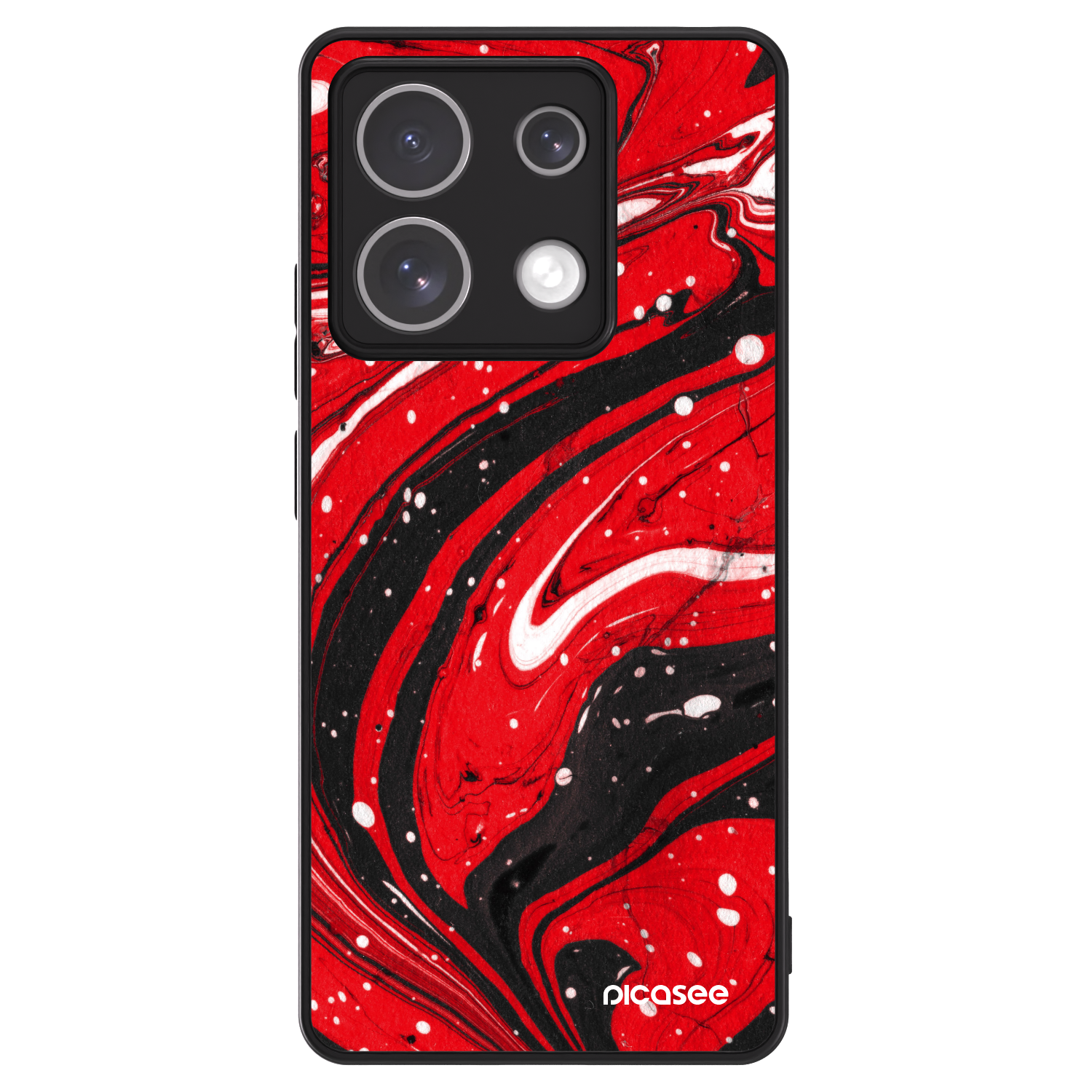 Picasee ULTIMATE CASE za Xiaomi Redmi Note 13 5G - Red black