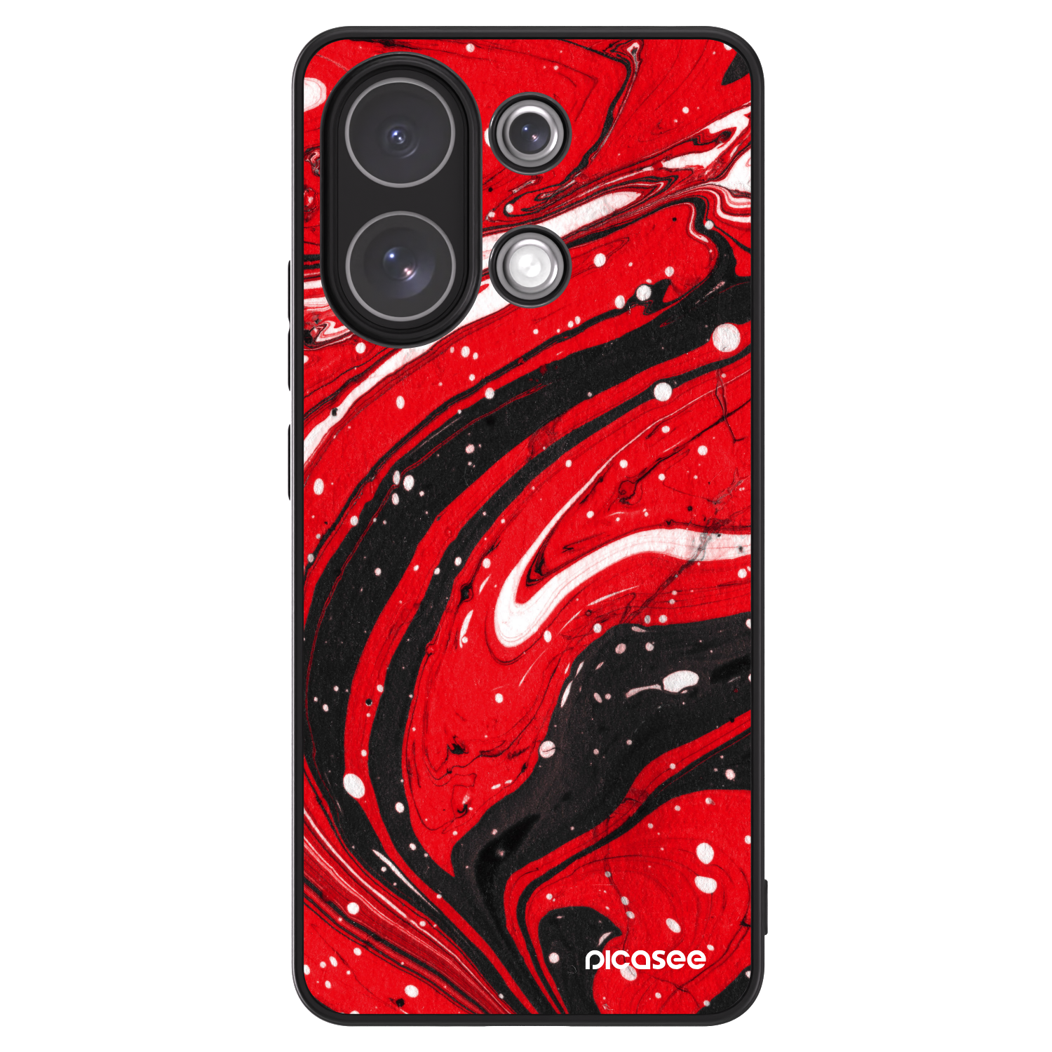 Picasee ULTIMATE CASE za Xiaomi Redmi Note 13 4G - Red black