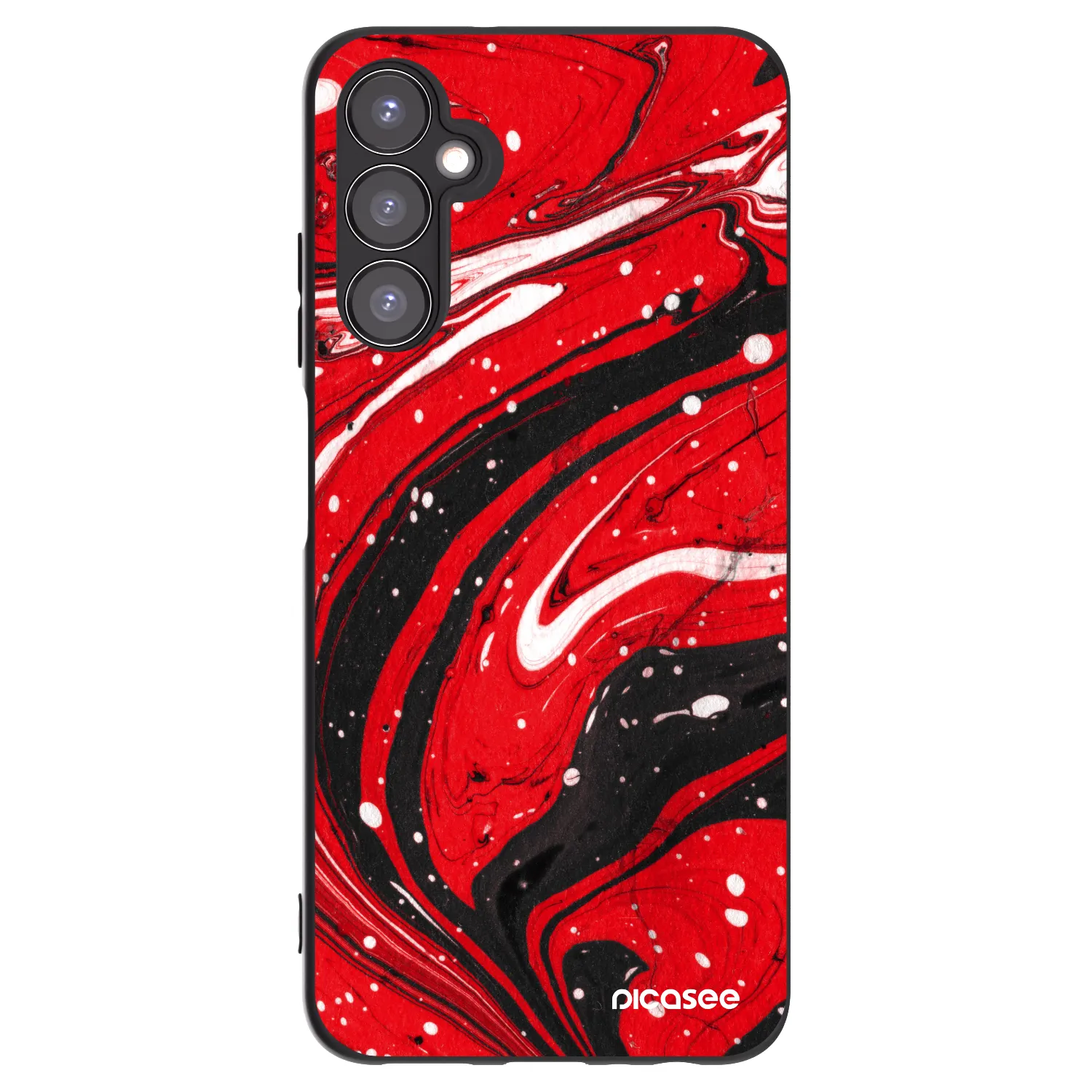 Picasee silikonski črni ovitek za Samsung Galaxy A05s A057G - Red black