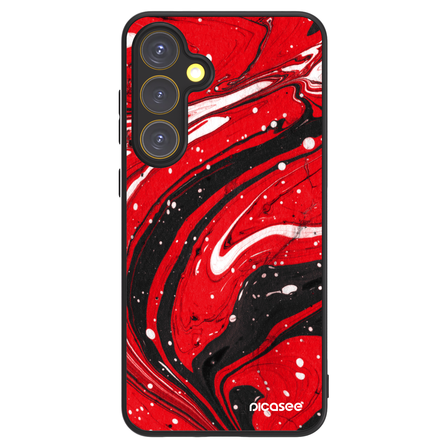 Picasee ULTIMATE CASE za Samsung Galaxy S24 FE S721B - Red black