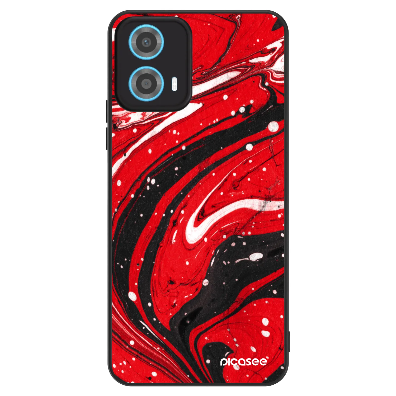 Picasee ULTIMATE CASE za Motorola Moto G34 5G - Red black