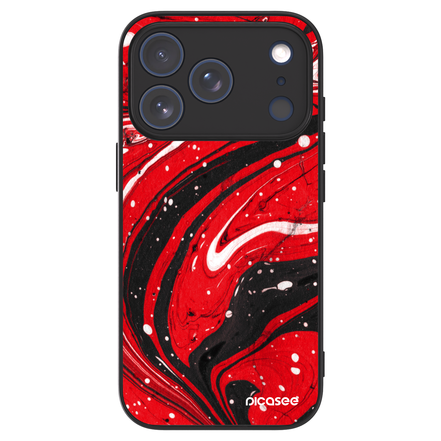 Picasee ULTIMATE CASE za Apple iPhone 17 Pro - Red black