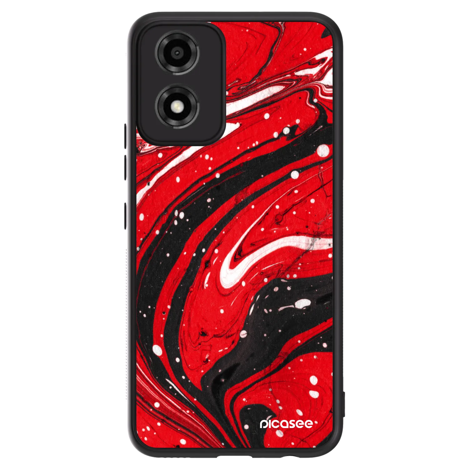 Picasee ULTIMATE CASE za Motorola Moto E14 - Red black