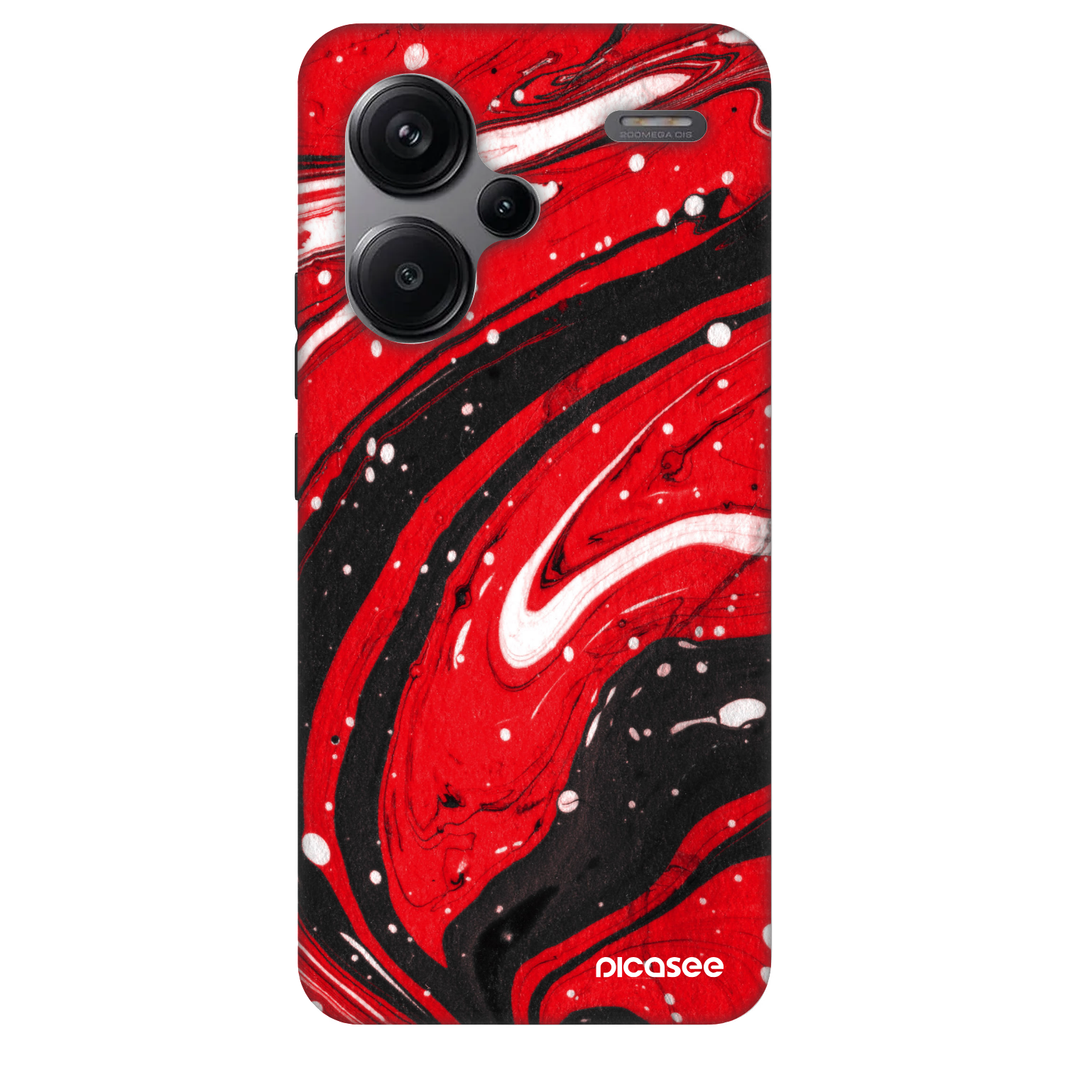 Picasee Fashion Case za Xiaomi Redmi Note 13 Pro+ 5G - Red black