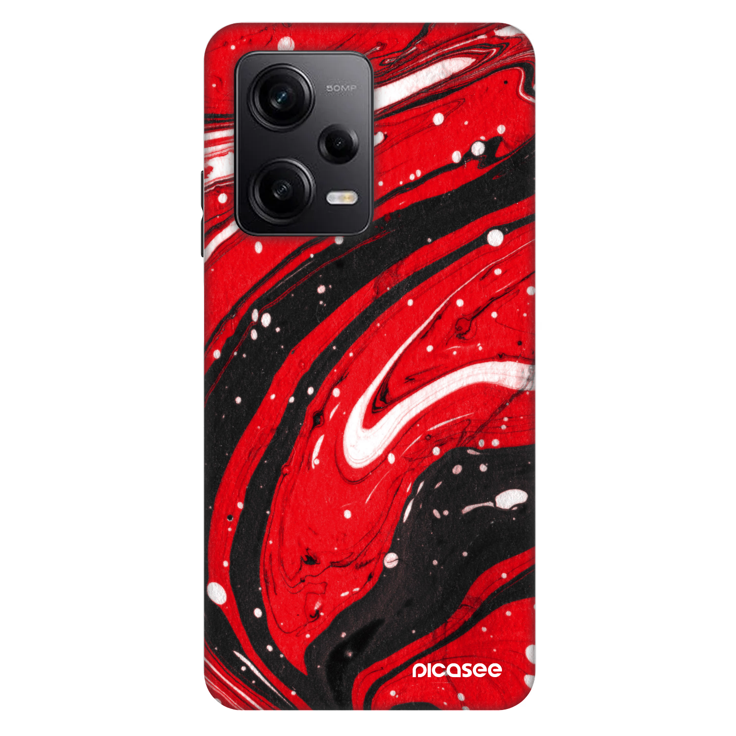 Picasee Fashion Case za Xiaomi Redmi Note 12 Pro 5G - Red black