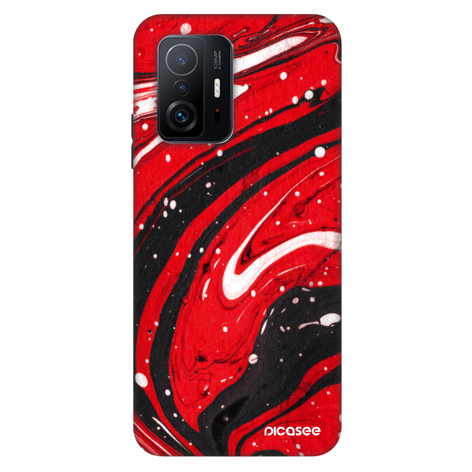 Picasee Fashion Case za Xiaomi 11T Pro - Red black