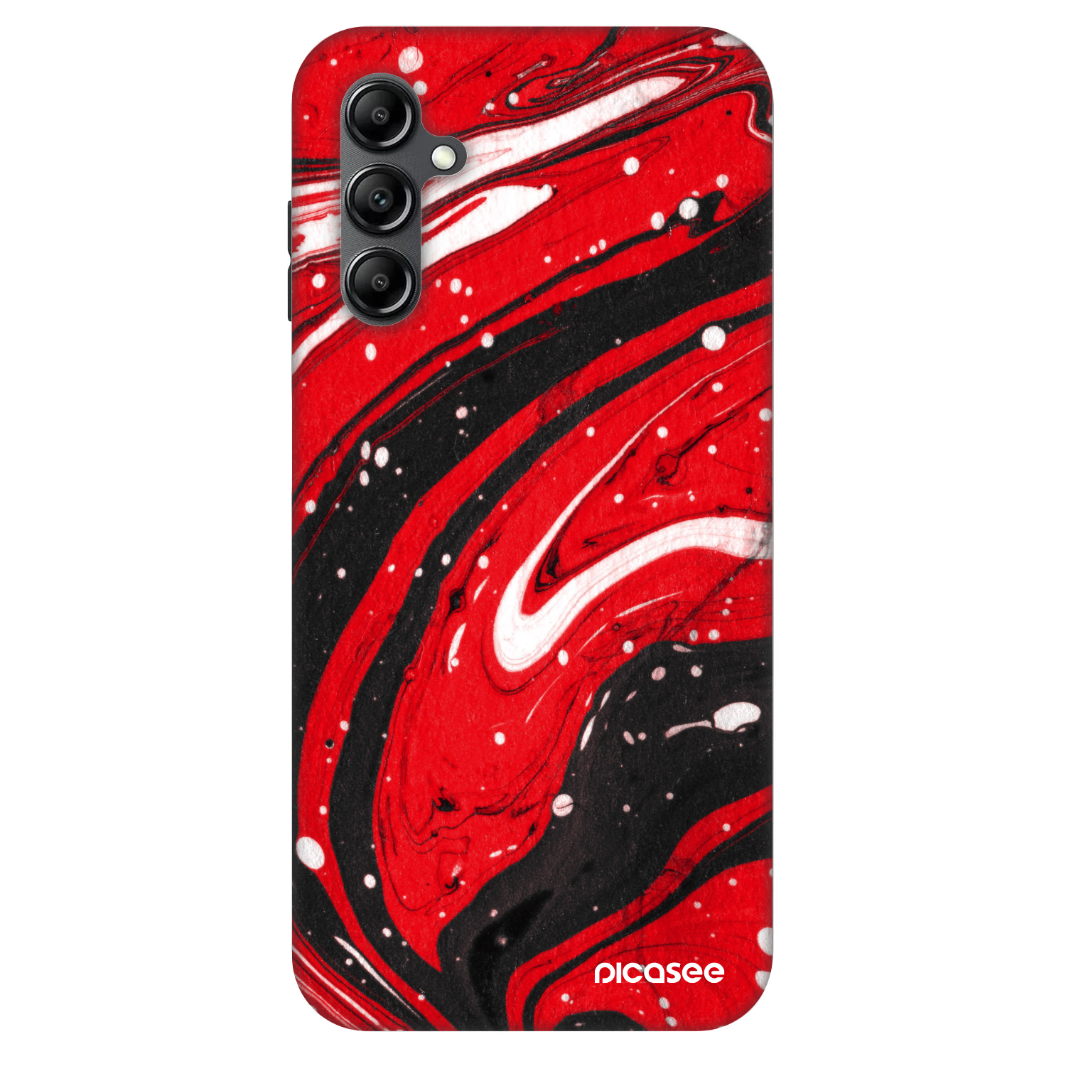 Picasee Fashion Case za Samsung Galaxy A14 5G A146P - Red black