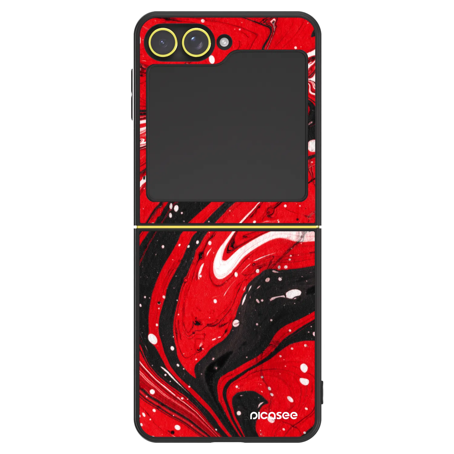 Picasee ULTIMATE CASE za Samsung Galaxy Z Flip7 FE 5G - Red black