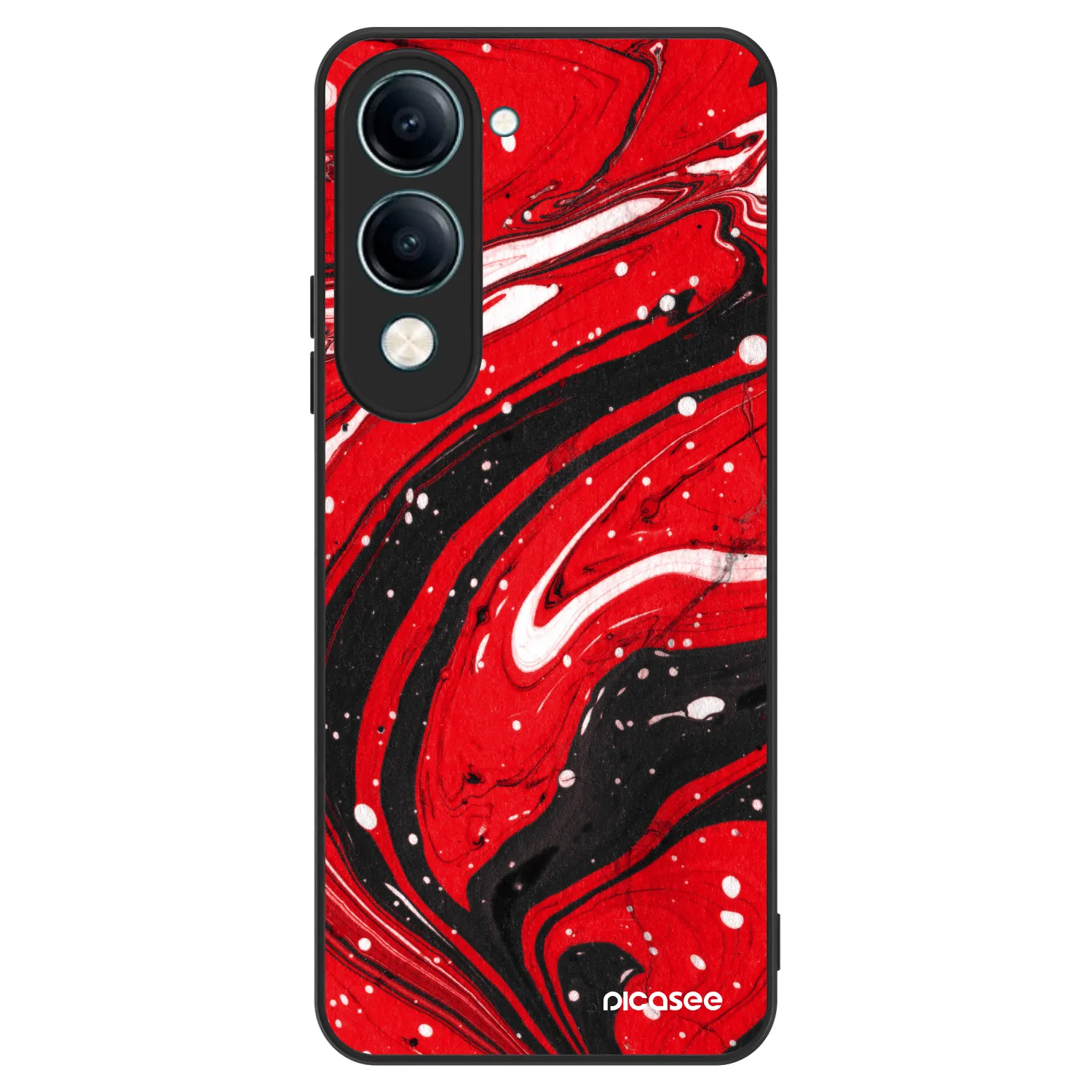 Picasee ULTIMATE CASE za Vivo Y29s 5G - Red black