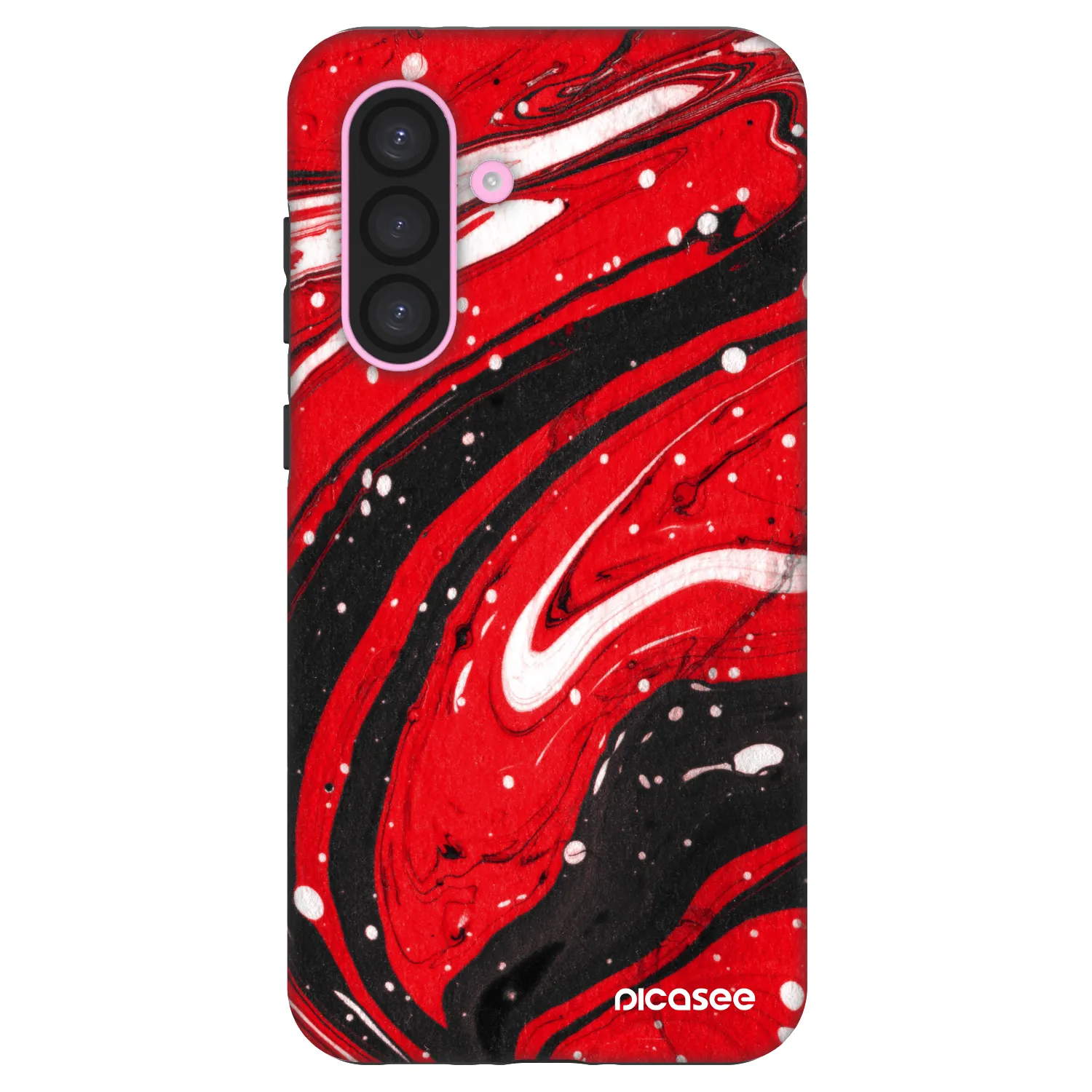 Picasee Fashion Case za Samsung Galaxy A56 5G A566B - Red black