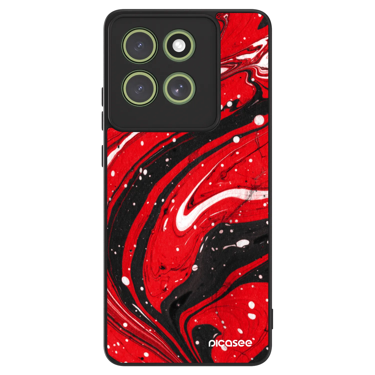 Picasee ULTIMATE CASE za Motorola Moto G86 Power 5G - Red black