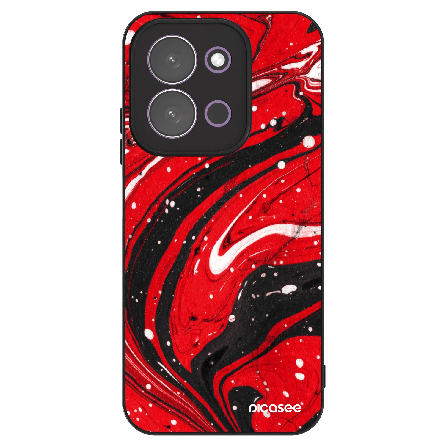 Picasee ULTIMATE CASE za Xiaomi Redmi 15C 5G - Red black