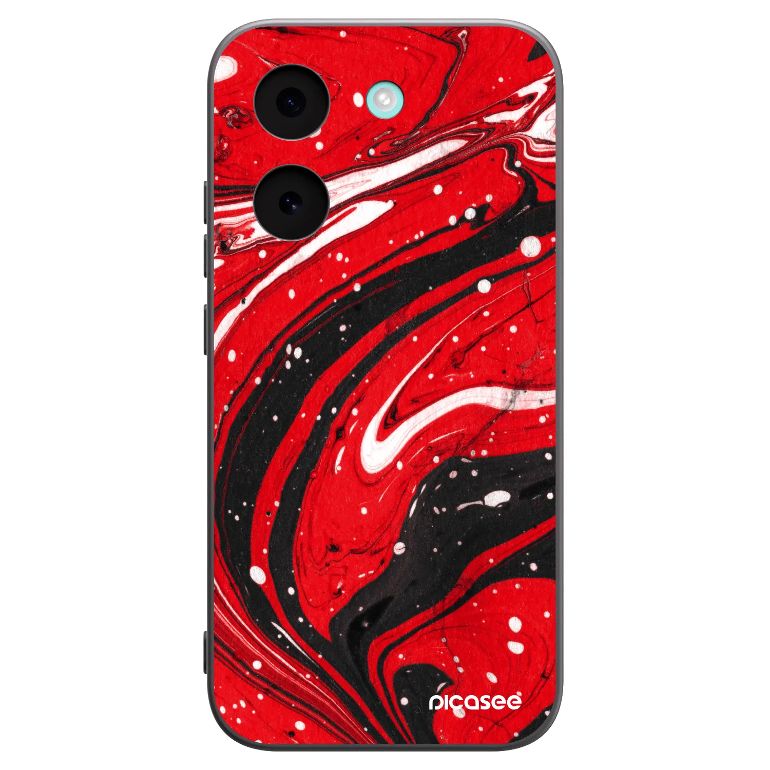 Picasee silikonski črni ovitek za Xiaomi Poco X8 Pro - Red black