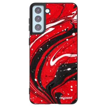 Picasee silikonski črni ovitek za Samsung Galaxy S21+ 5G G996F - Red black