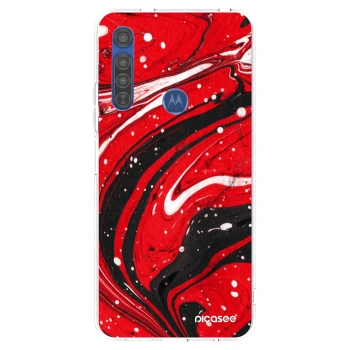 Ovitek za Motorola Moto G8 - Red black