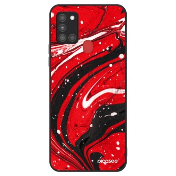 Ovitek za Samsung Galaxy A21s - Red black