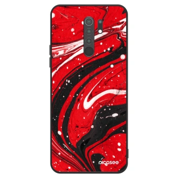 Ovitek za Xiaomi Redmi 9 - Red black