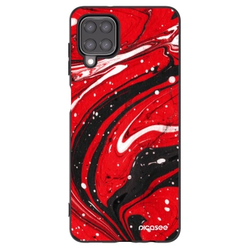 Picasee silikonski črni ovitek za Samsung Galaxy M12 M127F - Red black