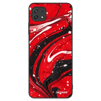 Ovitek za Samsung Galaxy A22 A226B 5G - Red black