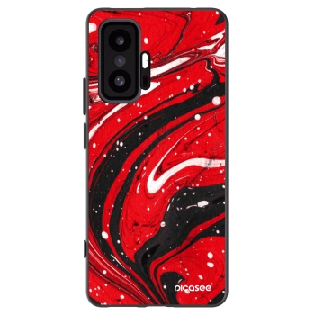 Picasee silikonski črni ovitek za Xiaomi 11T - Red black