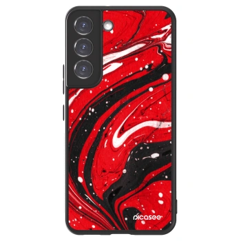 Picasee ULTIMATE CASE za Samsung Galaxy S22 5G - Red black