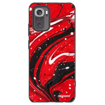 Picasee silikonski črni ovitek za Xiaomi Redmi Note 11S 4G - Red black