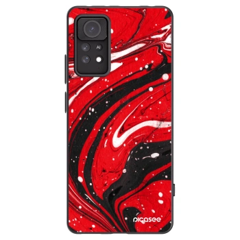 Picasee silikonski črni ovitek za Xiaomi Redmi Note 11 Pro 5G - Red black