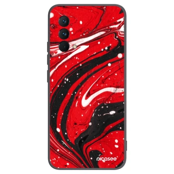 Picasee silikonski črni ovitek za Realme GT Master Edition 5G - Red black