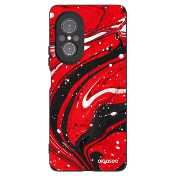Picasee silikonski črni ovitek za Huawei Nova 9 SE - Red black