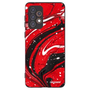 Picasee silikonski črni ovitek za Samsung Galaxy A33 5G A336 - Red black