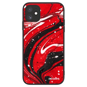Picasee ULTIMATE CASE MagSafe za Apple iPhone 11 - Red black