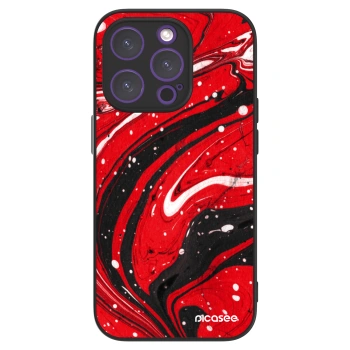 Picasee ULTIMATE CASE MagSafe za Apple iPhone 14 Pro - Red black