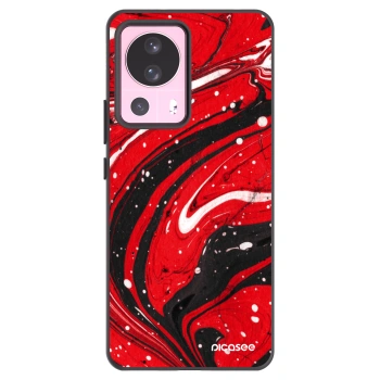 Picasee silikonski črni ovitek za Xiaomi 13 Lite - Red black