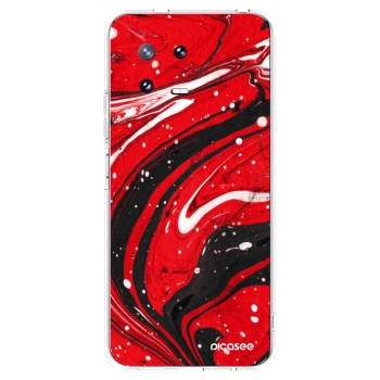 Picasee silikonski prozorni ovitek za Xiaomi 13 Pro - Red black